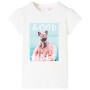 Ecrufarbenes Kinder-T-Shirt 140 von , Kinder-T-Shirts - Ref: Foro24-11223, Preis: 8,60 €, Rabatt: %