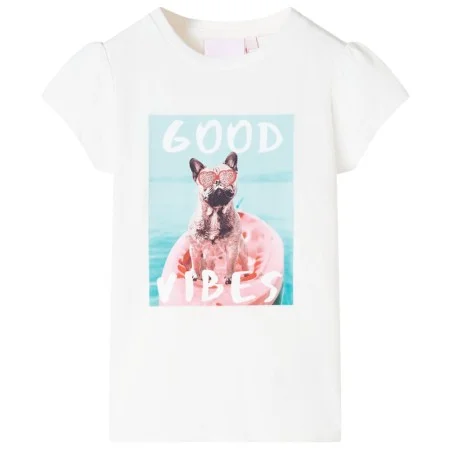 Camiseta infantil color crudo 116 de , Camisetas para niños - Ref: Foro24-11221, Precio: 8,52 €, Descuento: %
