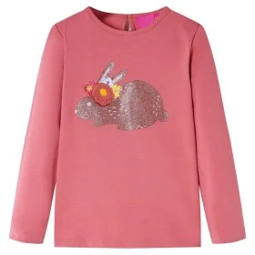 Children's long-sleeved t-shirt aged pink 128 by , Kids T-shirts - Ref: Foro24-14107, Price: 8,72 €, Discount: %