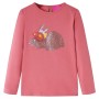 Camiseta infantil de manga larga rosa envejecido 128 de , Camisetas para niños - Ref: Foro24-14107, Precio: 8,81 €