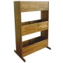 3-stöckiges Hochbeet aus massivem Akazienholz von vidaXL, Töpfe und Pflanzgefäße - Ref: Foro24-43792, Preis: 102,14 €, Rabatt: %