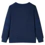 Marineblaues Melange-Sweatshirt für Kinder 128 von , Kinder-T-Shirts - Ref: Foro24-12662, Preis: 12,91 €, Rabatt: %