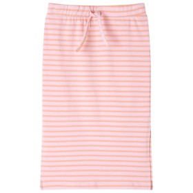 Falda recta infantil con rayas rosa 140
