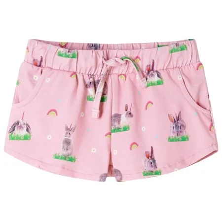 Pantalones cortos infantiles con cordón rosa claro 140 de , Pantalones de niños - Ref: Foro24-10963, Precio: 9,76 €, Descuent...