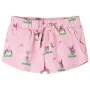 Pantalones cortos infantiles con cordón rosa claro 140 de , Pantalones de niños - Ref: Foro24-10963, Precio: 9,76 €, Descuent...