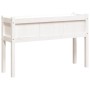 Planter with solid white pine wood legs 110x31x70 cm by , Pots and planters - Ref: Foro24-837566, Price: 77,08 €, Discount: %