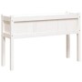 Planter with solid white pine wood legs 110x31x70 cm by , Pots and planters - Ref: Foro24-837566, Price: 77,08 €, Discount: %