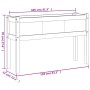 Planter with solid white pine wood legs 110x31x70 cm by , Pots and planters - Ref: Foro24-837566, Price: 77,08 €, Discount: %
