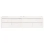 Jardinera de madera maciza de pino blanca 180x50x50 cm de , Maceteros y jardineras - Ref: Foro24-837505, Precio: 184,16 €, De...