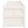 Jardinera de madera maciza de pino blanca 180x50x50 cm de , Maceteros y jardineras - Ref: Foro24-837505, Precio: 184,16 €, De...