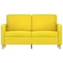 2 seater sofa in light yellow fabric 120 cm by , Sofas - Ref: Foro24-359475, Price: 199,65 €, Discount: %
