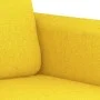 2 seater sofa in light yellow fabric 120 cm by , Sofas - Ref: Foro24-359475, Price: 199,65 €, Discount: %