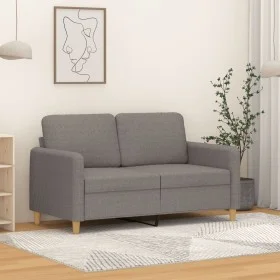 2-seater sofa in taupe gray fabric 120 cm by , Sofas - Ref: Foro24-359477, Price: 212,48 €, Discount: %