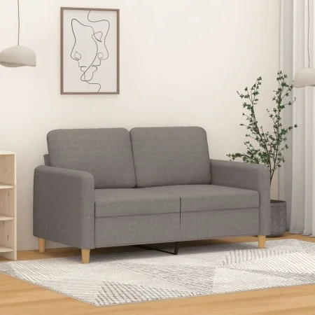2-seater sofa in taupe gray fabric 120 cm by , Sofas - Ref: Foro24-359477, Price: 212,48 €, Discount: %