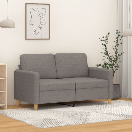 Sofá de 2 plazas de tela gris taupé 120 cm de , Sofás - Ref: Foro24-359477, Precio: 215,05 €