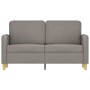 2-seater sofa in taupe gray fabric 120 cm by , Sofas - Ref: Foro24-359477, Price: 215,05 €, Discount: %