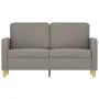 2-seater sofa in taupe gray fabric 120 cm by , Sofas - Ref: Foro24-359477, Price: 212,48 €, Discount: %