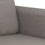 2-seater sofa in taupe gray fabric 120 cm by , Sofas - Ref: Foro24-359477, Price: 212,48 €, Discount: %