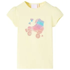 Soft yellow children's t-shirt 128 by , Kids T-shirts - Ref: Foro24-10582, Price: 8,24 €, Discount: %