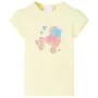 Camiseta infantil amarillo suave 128 de , Camisetas para niños - Ref: Foro24-10582, Precio: 8,24 €, Descuento: %