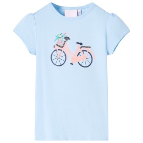 Hellblaues Kinder-T-Shirt 116 von , Kinder-T-Shirts - Ref: Foro24-11076, Preis: 8,60 €, Rabatt: %