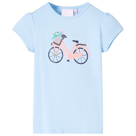 Light blue children's t-shirt 116 by , Kids T-shirts - Ref: Foro24-11076, Price: 8,60 €, Discount: %