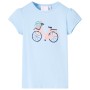 Light blue children's t-shirt 116 by , Kids T-shirts - Ref: Foro24-11076, Price: 8,60 €, Discount: %