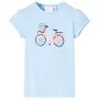 Light blue children's t-shirt 116 by , Kids T-shirts - Ref: Foro24-11076, Price: 8,52 €, Discount: %