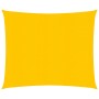 Toldo de vela cuadrado HDPE amarillo 160 g/m² 4x4 m