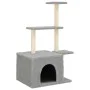 Cat scratching post with light gray sisal posts 110 cm by , Cat furniture - Ref: Foro24-172104, Price: 28,70 €, Discount: %