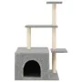 Cat scratching post with light gray sisal posts 110 cm by , Cat furniture - Ref: Foro24-172104, Price: 28,70 €, Discount: %