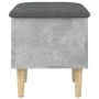 Betongraue Holzbank mit Stauraum, 42 x 42 x 46 cm von , Bänke für Hallen und Lager - Ref: Foro24-835064, Preis: 44,61 €, Raba...