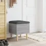 Sonoma gray engineered wood storage bench 42x42x46 cm by , Benches for halls and storage - Ref: Foro24-835066, Price: 45,19 €...