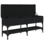 Schwarze Schuhbank aus Holzwerkstoff, 102 x 32 x 45 cm von , Bänke für Hallen und Lager - Ref: Foro24-835177, Preis: 77,60 €,...