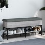 Sonoma graue Schuhbank aus Holzwerkstoff, 102 x 32 x 45 cm von , Bänke für Hallen und Lager - Ref: Foro24-835180, Preis: 77,2...