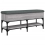 Sonoma graue Schuhbank aus Holzwerkstoff, 102 x 32 x 45 cm von , Bänke für Hallen und Lager - Ref: Foro24-835180, Preis: 77,2...
