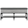 Sonoma graue Schuhbank aus Holzwerkstoff, 102 x 32 x 45 cm von , Bänke für Hallen und Lager - Ref: Foro24-835180, Preis: 77,2...