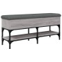 Sonoma graue Schuhbank aus Holzwerkstoff, 102 x 32 x 45 cm von , Bänke für Hallen und Lager - Ref: Foro24-835180, Preis: 77,2...