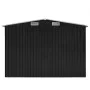 Anthrazitfarbener Gartenschuppen aus Metall, 257 x 580 x 181 cm von vidaXL, Schuppen - Ref: Foro24-143354, Preis: 703,68 €, R...