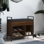 Schuhbank aus Holzwerkstoff Eiche braun 65,5x32x57,5cm von , Bänke für Hallen und Lager - Ref: Foro24-835206, Preis: 64,58 €,...
