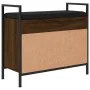 Schuhbank aus Holzwerkstoff Eiche braun 65,5x32x57,5cm von , Bänke für Hallen und Lager - Ref: Foro24-835206, Preis: 63,73 €,...