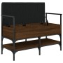 Schuhbank aus Holzwerkstoff Eiche braun 85,5x42x57,5cm von , Bänke für Hallen und Lager - Ref: Foro24-835233, Preis: 83,27 €,...