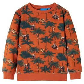 Kinder-Sweatshirt, hellziegelfarben, Farbe 140 von , Kinder-T-Shirts - Ref: Foro24-13213, Preis: 12,91 €, Rabatt: %
