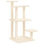 Katzenkratzbäume mit cremefarbenen Plattformen 98,5 cm von , Katzenmöbel - Ref: Foro24-172106, Preis: 47,31 €, Rabatt: %