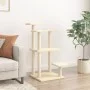 Cat scratching posts with cream platforms 98.5 cm by , Cat furniture - Ref: Foro24-172106, Price: 46,68 €, Discount: %