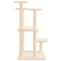 Katzenkratzbäume mit cremefarbenen Plattformen 98,5 cm von , Katzenmöbel - Ref: Foro24-172106, Preis: 47,31 €, Rabatt: %