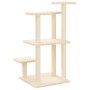 Katzenkratzbäume mit cremefarbenen Plattformen 98,5 cm von , Katzenmöbel - Ref: Foro24-172106, Preis: 47,31 €, Rabatt: %