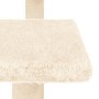 Katzenkratzbäume mit cremefarbenen Plattformen 98,5 cm von , Katzenmöbel - Ref: Foro24-172106, Preis: 47,31 €, Rabatt: %