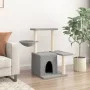 Rascador para gatos con postes de sisal gris claro 83 cm de , Mobiliario para gatos - Ref: Foro24-172110, Precio: 38,66 €, De...