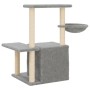 Katzenkratzbaum mit hellgrauen Sisalstämmen 83 cm von , Katzenmöbel - Ref: Foro24-172110, Preis: 39,19 €, Rabatt: %